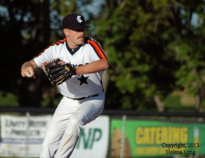 Carnduff pitcher at senior men's A2 provincials