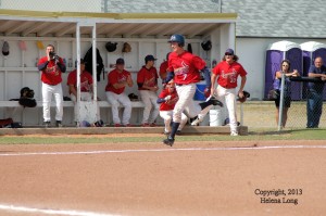 Corey Wildeman running home