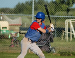 Batter for Bruno Bisons at provincials