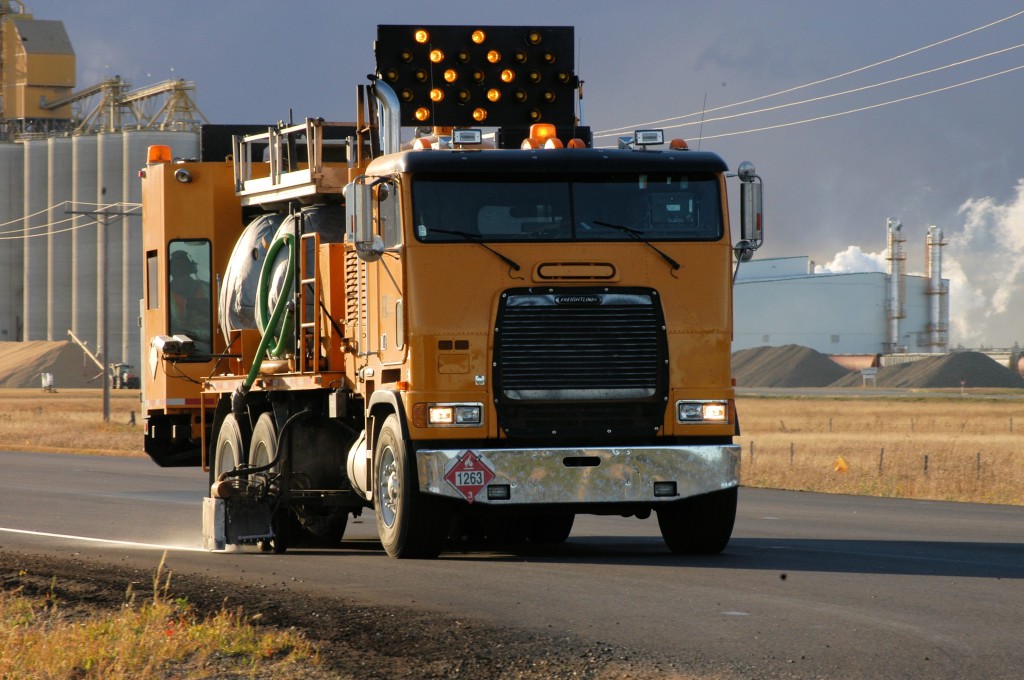 Highways paint truck
