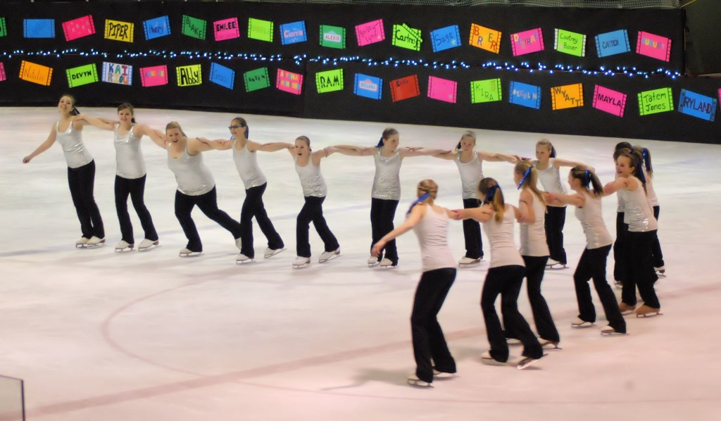 figure skating group number
