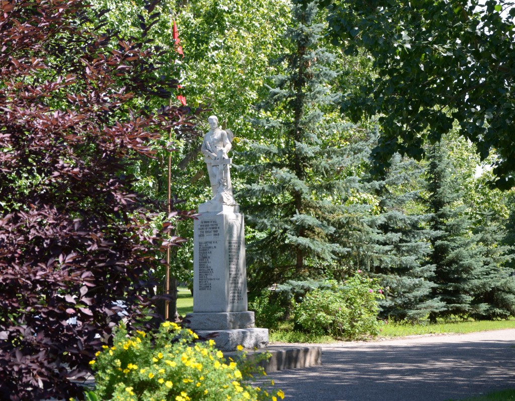 War memorial at Unity, Saskatchewan