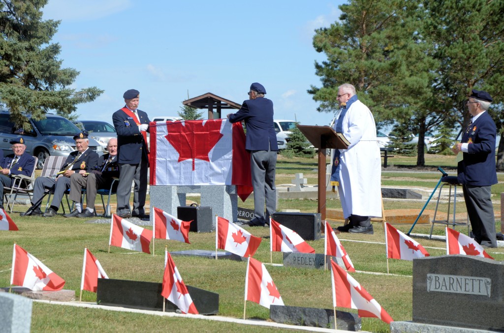 Veterans' Plot at Pleasantview Cemetery, Unity SK