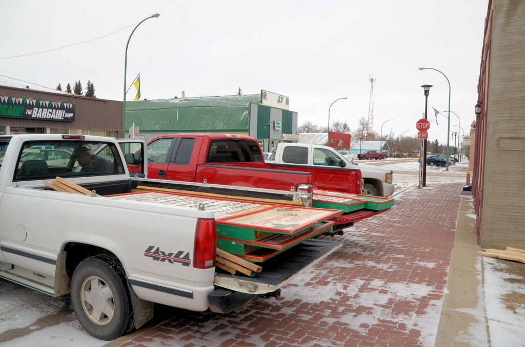 on Main Street in Unity, Saskatchewan