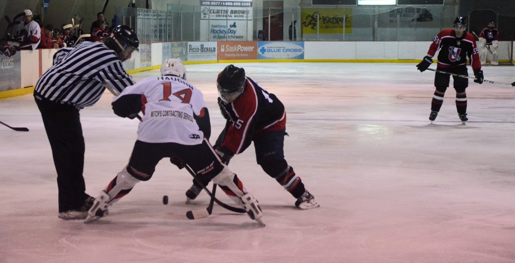 miners faceoff puck