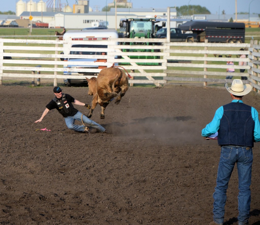 Celebrity Bull Riding at Unity rodeo